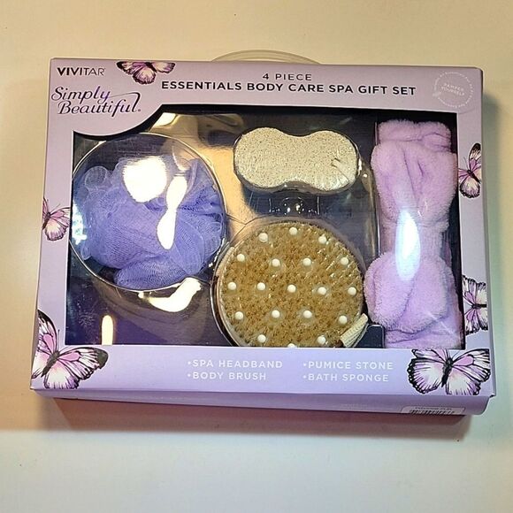 BRAND NEW VIVITAR ESSENTIALS SIMPLY BEAUTIFUL  BODY CARE SPA GIFT SET - Picture 1 of 13
